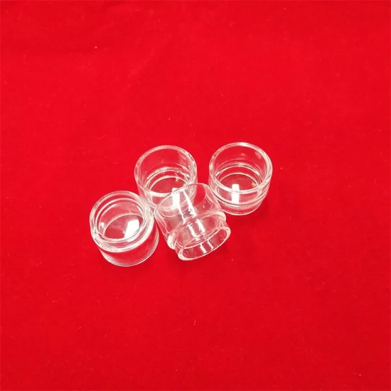 30 ml hochtemperaturbeständiger, transparenter Tiegel aus Quarzglas, transparenter kleiner Tiegel aus Quarzglas